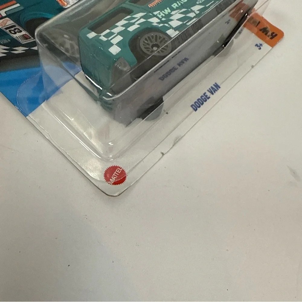 Mattel Hot Wheels Teal Racing Van